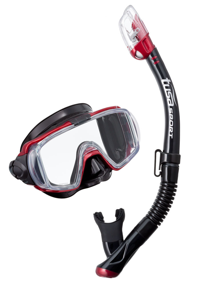 Комплект маска+трубка UCR-3125PQB Black Series, в сумке
